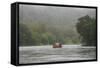 River Rafting on the Bystraya River, Kamchatka, Russia, Eurasia-Michael Runkel-Framed Stretched Canvas