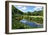 River Rance Banks, Dinan, Brittany, France, Europe-Guy Thouvenin-Framed Photographic Print