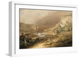 River Rapids, 1825-Thomas Doughty-Framed Giclee Print
