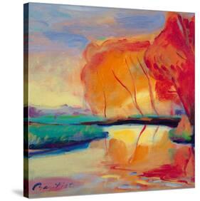 River Reflections-Gerry Baptist-Stretched Canvas