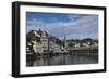 River Reuss and Kapellbrucke, Hofkircke Beyond, Lucerne, Switzerland, Europe-James Emmerson-Framed Photographic Print