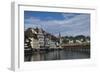 River Reuss and Kapellbrucke, Hofkircke Beyond, Lucerne, Switzerland, Europe-James Emmerson-Framed Photographic Print