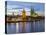 River Rhine, and Cathedral (Dom), Cologne (Koln), North Rhine Westphalia, Germany-Gavin Hellier-Stretched Canvas