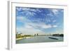 River Rhine, Cologne, North Rhine-Westphalia, Germany, Europe-Jochen Schlenker-Framed Photographic Print
