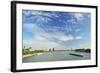 River Rhine, Cologne, North Rhine-Westphalia, Germany, Europe-Jochen Schlenker-Framed Photographic Print