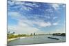 River Rhine, Cologne, North Rhine-Westphalia, Germany, Europe-Jochen Schlenker-Mounted Photographic Print