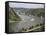 River Rhine Gorge from Loreley (Lorelei), Rhineland-Palatinate, Germany-G Richardson-Framed Stretched Canvas