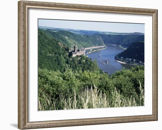 River Rhine, Rhineland, Germany-Hans Peter Merten-Framed Photographic Print