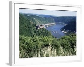 River Rhine, Rhineland, Germany-Hans Peter Merten-Framed Photographic Print