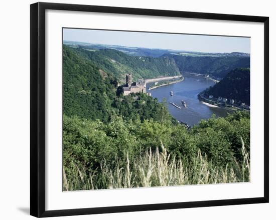 River Rhine, Rhineland, Germany-Hans Peter Merten-Framed Photographic Print