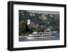 River Rhine Tourist Cruiser Passes in Front of St. Goar-Charles Bowman-Framed Photographic Print