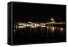 River Rhone at Night I-Erin Berzel-Framed Stretched Canvas