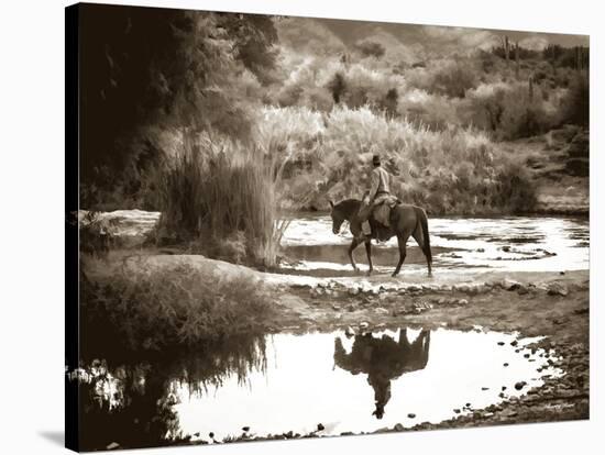 River Ride-Barry Hart-Stretched Canvas
