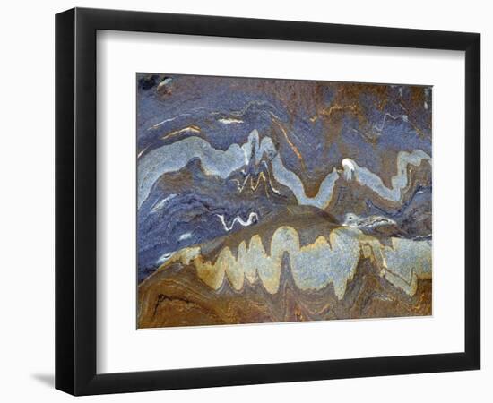 River Rock Intrusions, Val Verzasca, Ticino, Switzerland-Art Wolfe-Framed Photographic Print