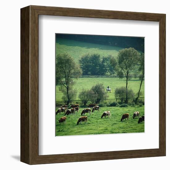 River Ruhr Valley, Germany-null-Framed Art Print