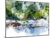 River Run II-Chamira Young-Mounted Art Print