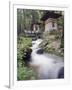 River Running Through Stone Cairns on Trail to Tigers Nest (Taktsang Goemba), Paro Valley, Bhutan-Christian Kober-Framed Photographic Print