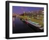 River Saar, Saarbrucken, Saarland, Germany, Europe-Hans Peter Merten-Framed Photographic Print