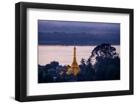 River Salouen (Thanlwin) from View Point, Mawlamyine (Moulmein), Myanmar (Burma), Asia-Nathalie Cuvelier-Framed Photographic Print