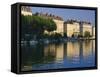 River Saone, Lyon, Rhone Valley, France, Europe-David Hughes-Framed Stretched Canvas