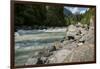 River Sarca and Adamello mountain range, Genova Valley, Trentino, Italy, Europe-Lorenzo Mattei-Framed Photographic Print