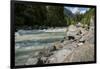 River Sarca and Adamello mountain range, Genova Valley, Trentino, Italy, Europe-Lorenzo Mattei-Framed Photographic Print