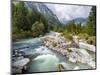 River Sarca. Val di Genova in the Parco Naturale Adamello, Brenta, Trentino, Italy, Val Rendena-Martin Zwick-Mounted Photographic Print