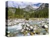 River Sarca. Val di Genova in the Parco Naturale Adamello, Brenta, Trentino, Italy, Val Rendena-Martin Zwick-Stretched Canvas