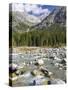 River Sarca. Val di Genova in the Parco Naturale Adamello, Brenta, Trentino, Italy, Val Rendena-Martin Zwick-Stretched Canvas