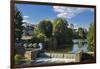 River Sarthe, Alencon, Lower Normandy, France-Massimo Borchi-Framed Photographic Print