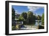 River Sarthe, Alencon, Lower Normandy, France-Massimo Borchi-Framed Photographic Print