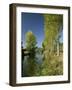 River Sarthe, Near Le Mans, Sarthe, Western Loire, Pays De La Loire, France-Michael Busselle-Framed Photographic Print