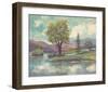 River Scape II-Victor Valla-Framed Art Print