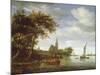 River Scene, 1663-Salomon van Ruisdael or Ruysdael-Mounted Giclee Print