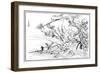 River Scene, 16th Century-Kano Motonobu-Framed Giclee Print