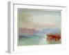 River Scene, 1834-J. M. W. Turner-Framed Giclee Print