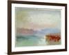 River Scene, 1834-J. M. W. Turner-Framed Giclee Print