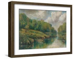 River Scene, 1903-null-Framed Giclee Print