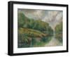 River Scene, 1903-null-Framed Giclee Print