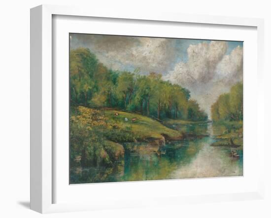 River Scene, 1903-null-Framed Giclee Print