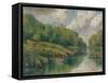 River Scene, 1903-null-Framed Stretched Canvas