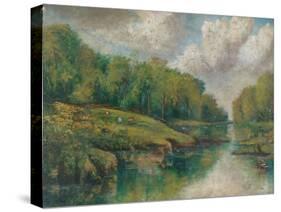River Scene, 1903-null-Stretched Canvas