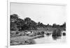 River Scene, Rio Corrientes, Paraguay, 1911-null-Framed Giclee Print