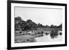 River Scene, Rio Corrientes, Paraguay, 1911-null-Framed Giclee Print