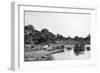 River Scene, Rio Corrientes, Paraguay, 1911-null-Framed Giclee Print