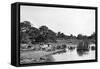 River Scene, Rio Corrientes, Paraguay, 1911-null-Framed Stretched Canvas