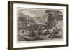 River Scene, Wales, Salmon-Fishing, Ascertaining the Weight-Alexander Rolfe-Framed Giclee Print