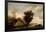 River Scene with a Ferry Boat-Salomon van Ruisdael or Ruysdael-Framed Giclee Print