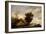 River Scene with a Ferry Boat-Salomon van Ruisdael or Ruysdael-Framed Giclee Print