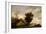 River Scene with a Ferry Boat-Salomon van Ruisdael or Ruysdael-Framed Giclee Print